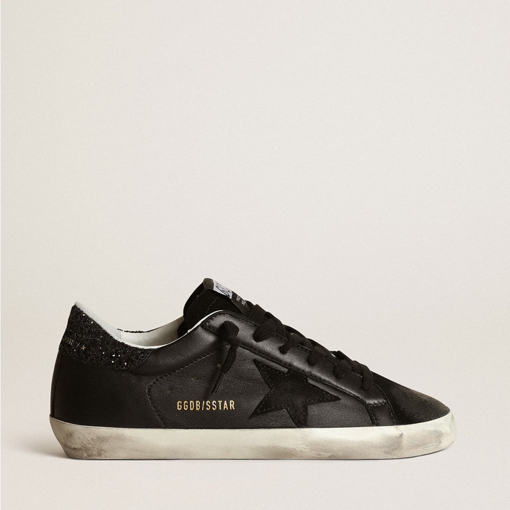 Golden Goose Black and Gold Women’s Sneakers